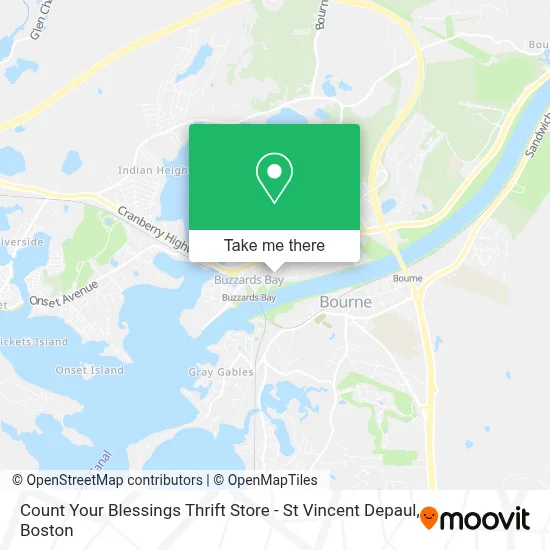 Count Your Blessings Thrift Store - St Vincent Depaul map