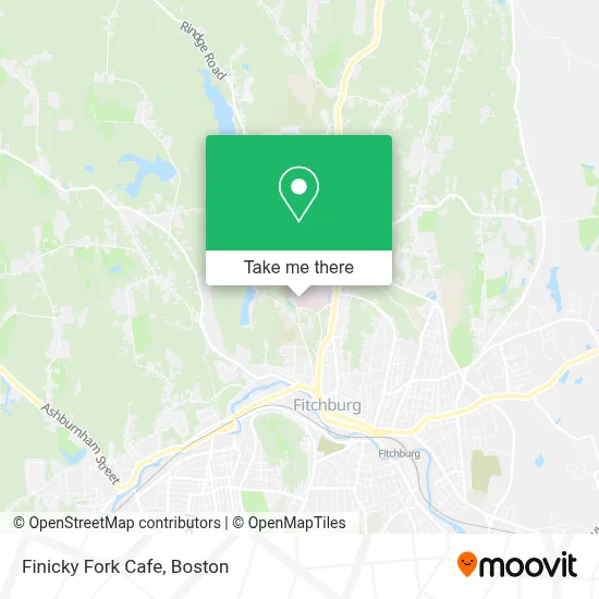 Finicky Fork Cafe map