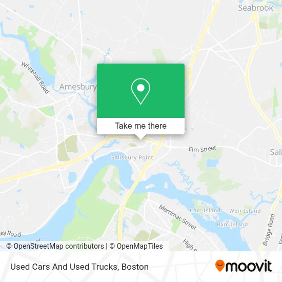 Used Cars And Used Trucks map