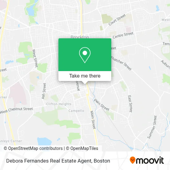 Debora Fernandes Real Estate Agent map