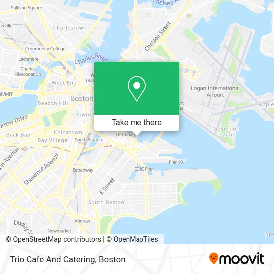 Trio Cafe And Catering map