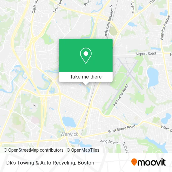Dk's Towing & Auto Recycling map