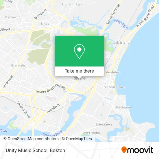 Unity Music School map
