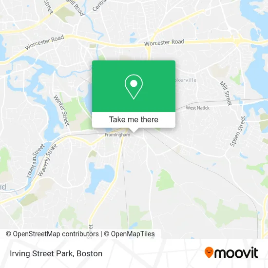 Irving Street Park map