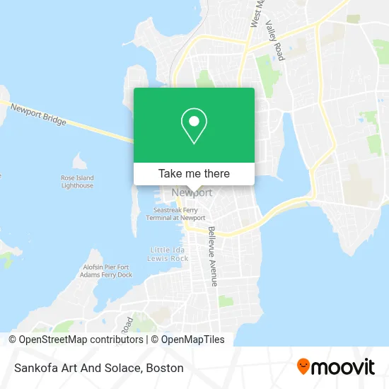Sankofa Art And Solace map