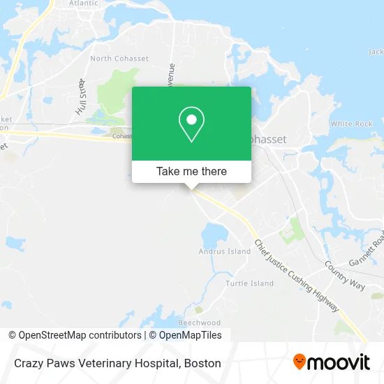 Crazy Paws Veterinary Hospital map