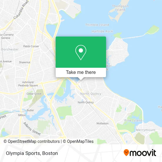 Olympia Sports map