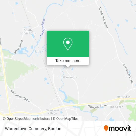 Warrentown Cemetery map