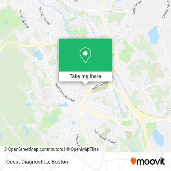 Quest Diagnostics map