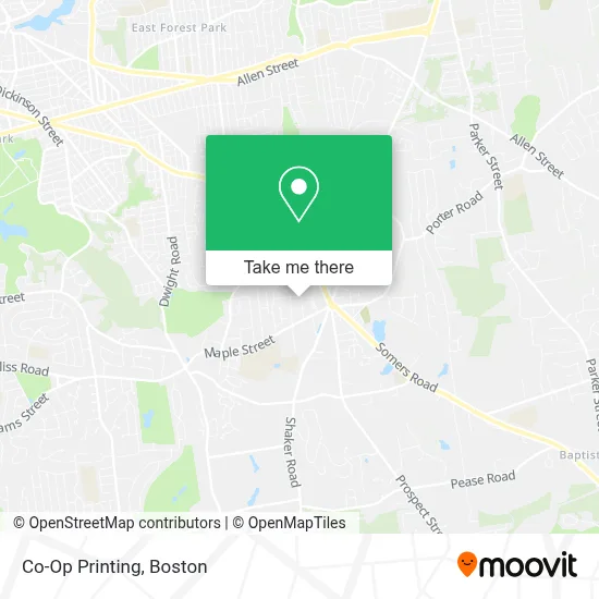 Co-Op Printing map