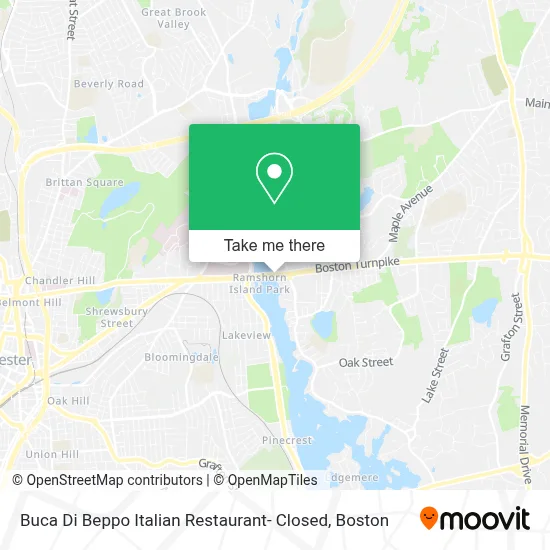 Buca Di Beppo Italian Restaurant- Closed map