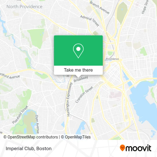 Imperial Club map