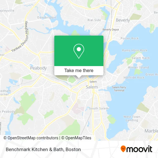 Benchmark Kitchen & Bath map