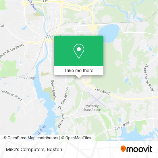 Mike's Computers map