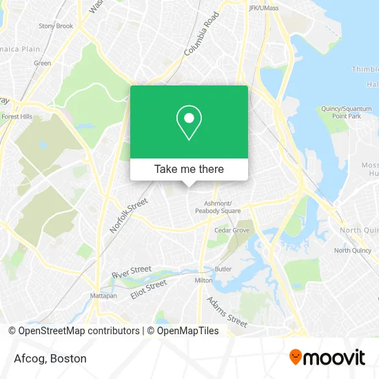 Afcog map