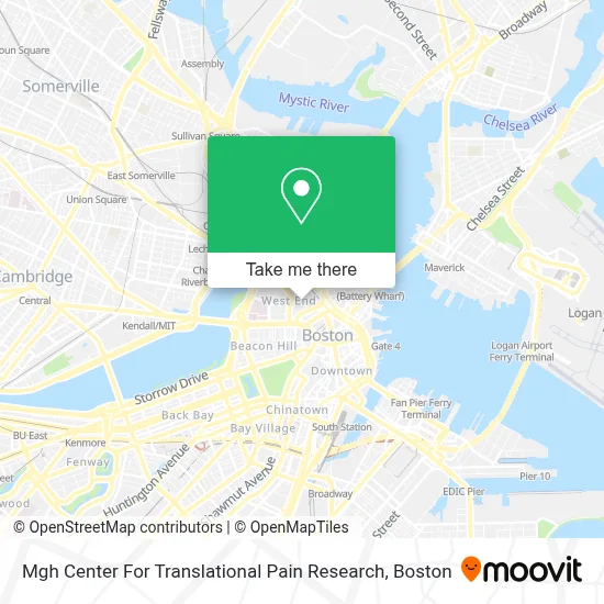 Mgh Center For Translational Pain Research map