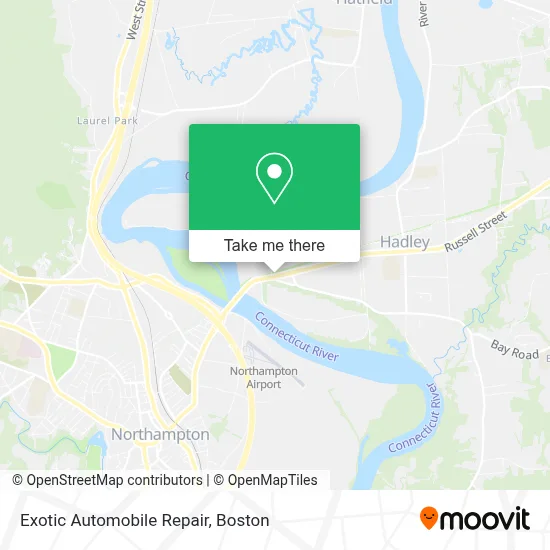 Exotic Automobile Repair map