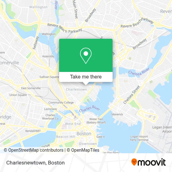 Charlesnewtown map