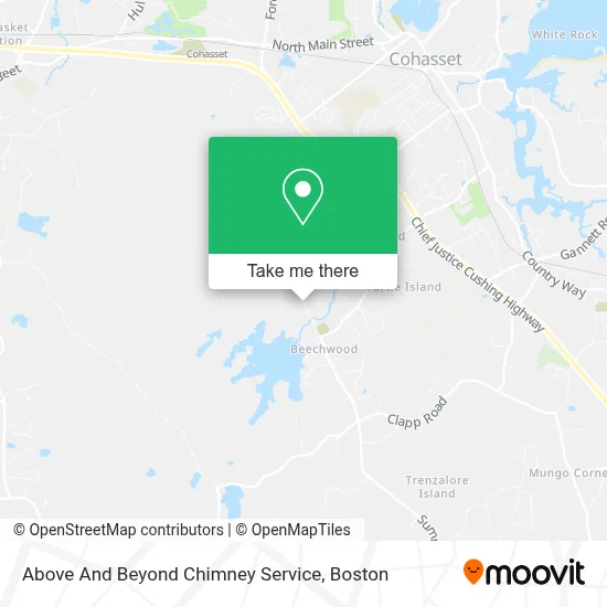 Above And Beyond Chimney Service map