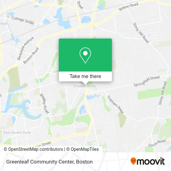 Greenleaf Community Center map