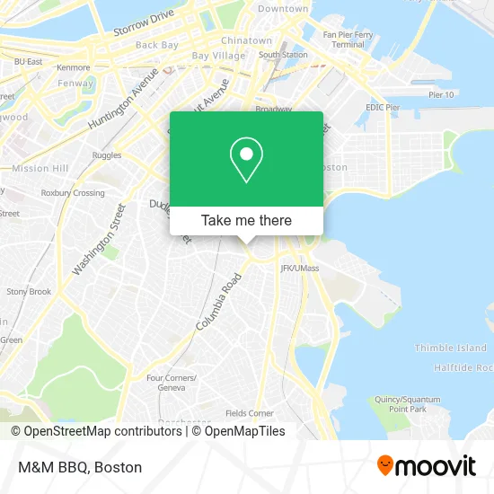 M&M Bbq map