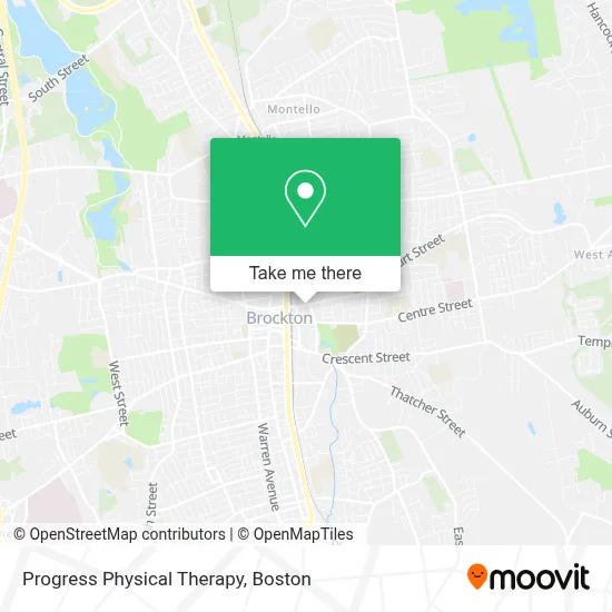 Progress Physical Therapy map