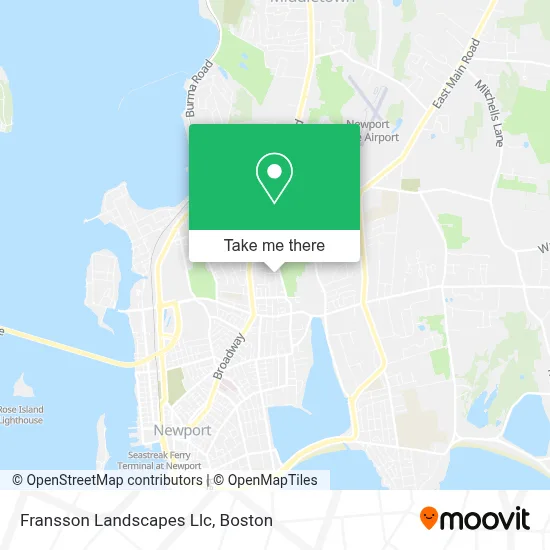 Fransson Landscapes Llc map