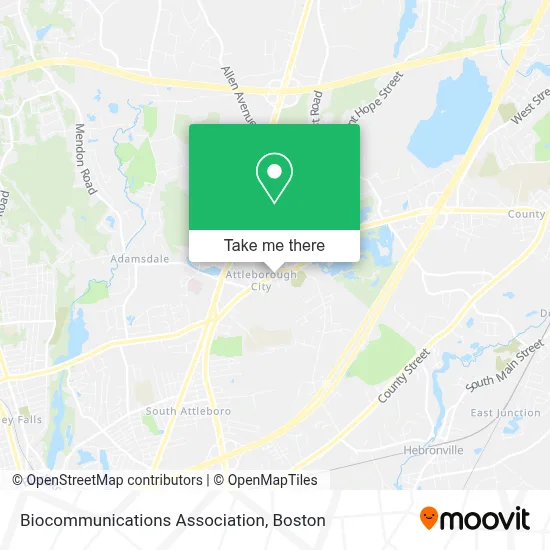 Biocommunications Association map