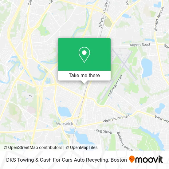 DKS Towing & Cash For Cars Auto Recycling map