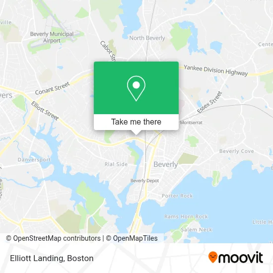 Elliott Landing map