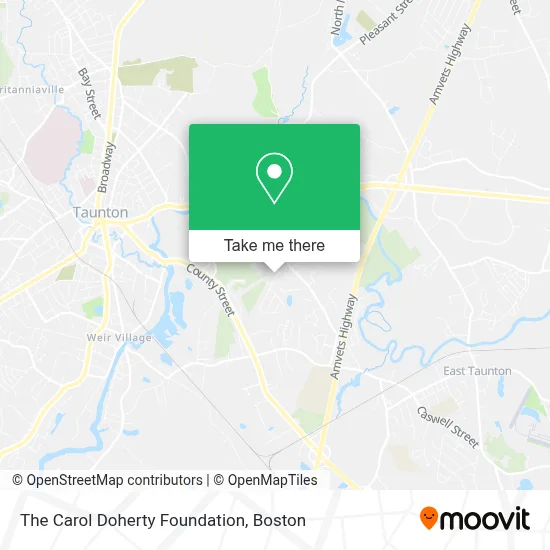 The Carol Doherty Foundation map