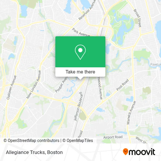 Allegiance Trucks map