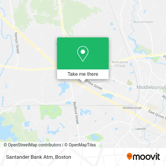 Santander Bank Atm map