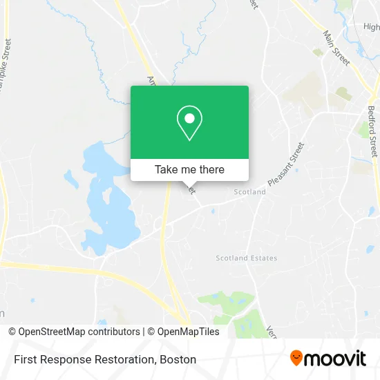 First Response Restoration map