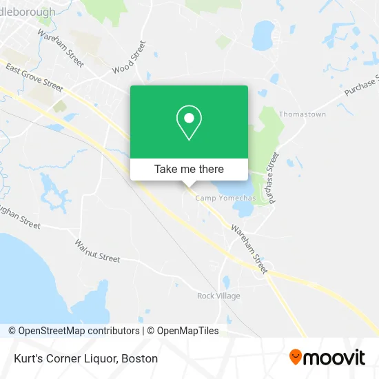 Kurt's Corner Liquor map