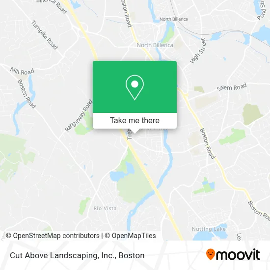 Cut Above Landscaping, Inc. map