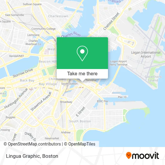 Lingua Graphic map
