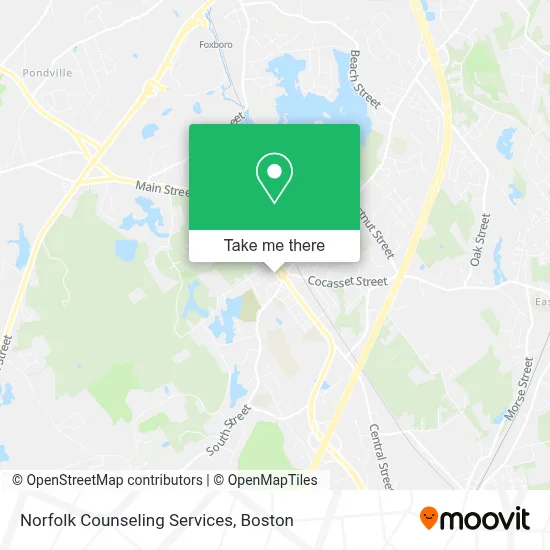 Norfolk Counseling Services map