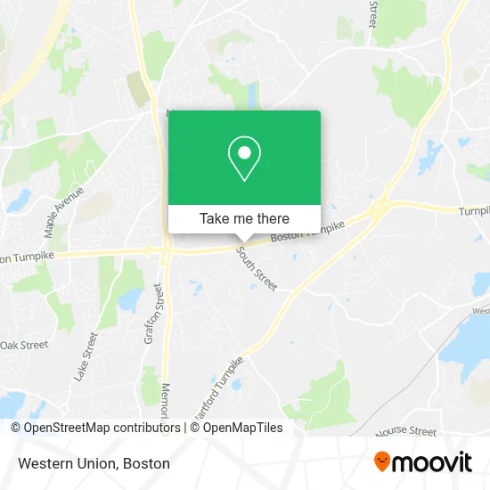 Western Union map