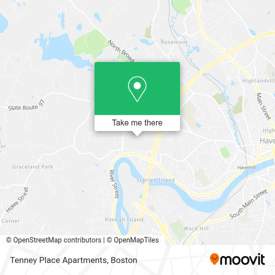 Tenney Place Apartments map