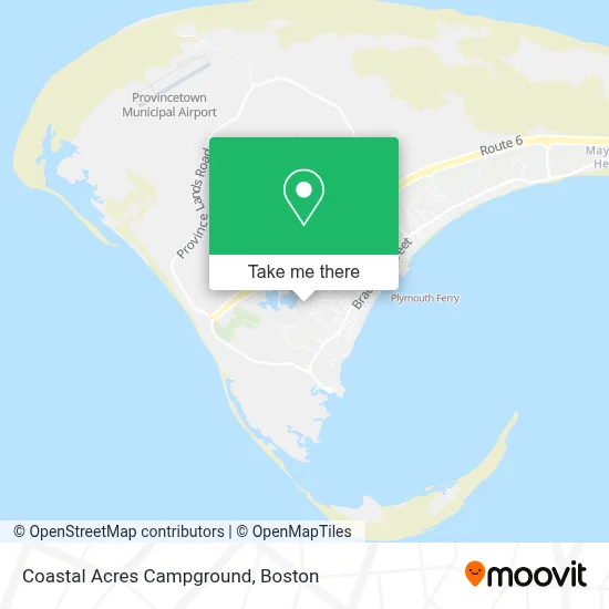 Coastal Acres Campground map