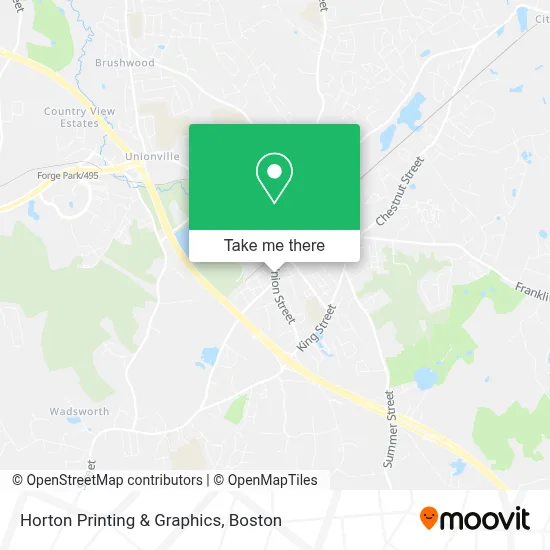 Horton Printing & Graphics map