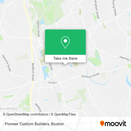 Pioneer Custom Builders map