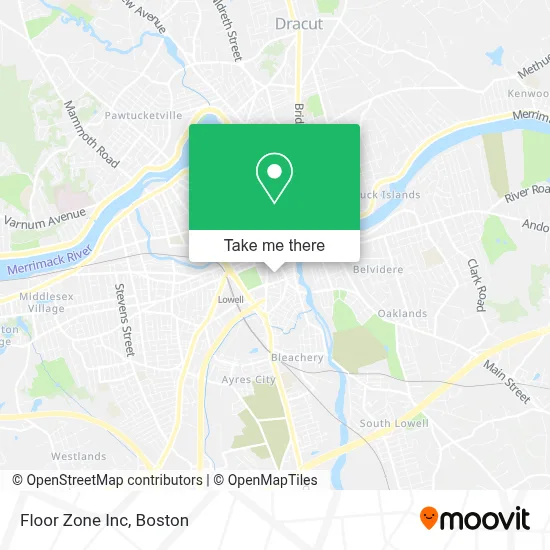 Floor Zone Inc map