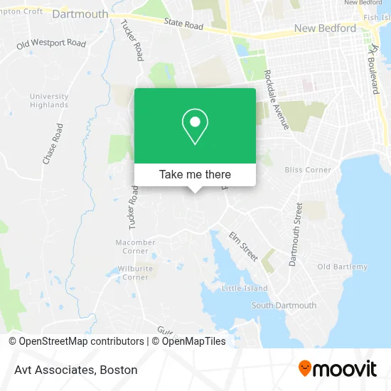 Avt Associates map