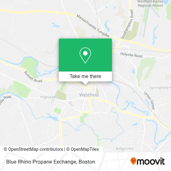 Blue Rhino Propane Exchange map