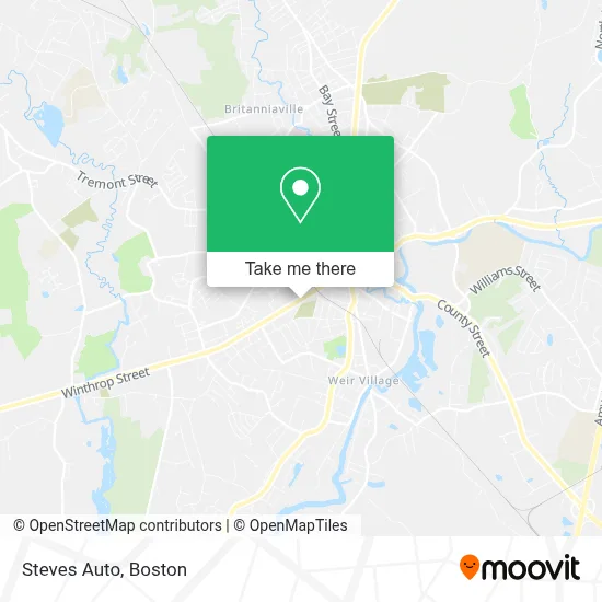 Steves Auto map