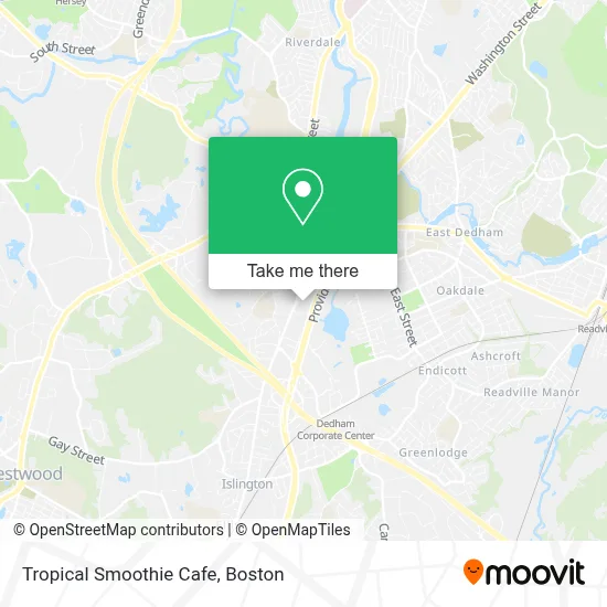 Tropical Smoothie Cafe map