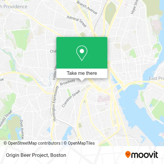 Origin Beer Project map
