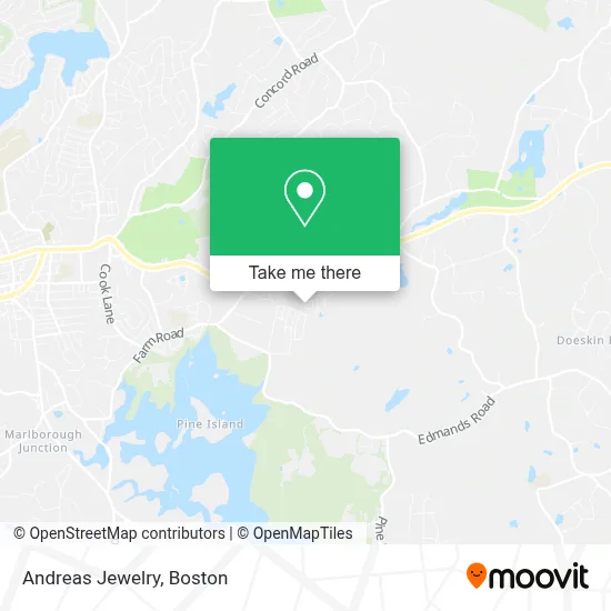 Andreas Jewelry map